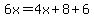 6x=4x%2B8%2B6