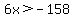 6x%3E-158