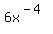 6x%5E%28-4%29