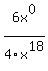 6x%5E0%2F4x%5E18