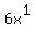 6x%5E1