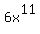 6x%5E11
