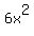 6x%5E2