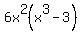 6x%5E2%28x%5E3-3%29+