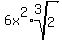 6x%5E2%2Aroot%283%2C2%29
