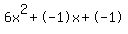 6x%5E2%2B-1x%2B-1