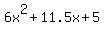 6x%5E2%2B11.5x%2B5