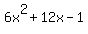 6x%5E2%2B12x-1