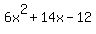 6x%5E2%2B14x-12+