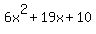 6x%5E2%2B19x%2B10