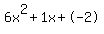 6x%5E2%2B1x%2B-2