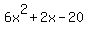 6x%5E2%2B2x-20