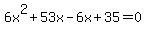 6x%5E2%2B53x-6x%2B35=0