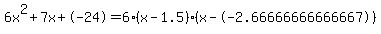 6x%5E2%2B7x%2B-24+=+6%28x-1.5%29%2A%28x--2.66666666666667%29
