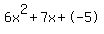 6x%5E2%2B7x%2B-5