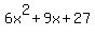 6x%5E2%2B9x%2B27