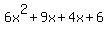 6x%5E2%2B9x%2B4x%2B6