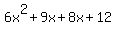 6x%5E2%2B9x%2B8x%2B12