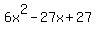 6x%5E2+-+27x+%2B+27