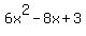 6x%5E2+-+8x+%2B+3