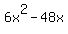 6x%5E2+-48x