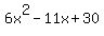 6x%5E2-11x%2B30