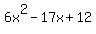 6x%5E2-17x%2B12