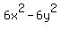 6x%5E2-6y%5E2