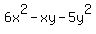 6x%5E2-xy-5y%5E2