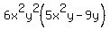 6x%5E2y%5E2%285x%5E2y+-+9y%29