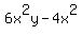 6x%5E2y-4x%5E2