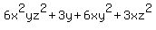 6x%5E2yz%5E2%2B3y%2B6xy%5E2%2B3xz%5E2
