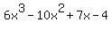 6x%5E3-10x%5E2%2B7x-4