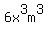 6x%5E3m%5E3