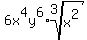6x%5E4y%5E6%2Aroot%283%2Cx%5E2%29