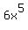 6x%5E5