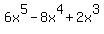 6x%5E5-8x%5E4%2B2x%5E3