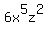 6x%5E5z%5E2