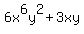 6x%5E6y%5E2+%2B+3xy