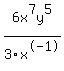 6x%5E7y%5E5%2F3x%5E-1