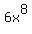 6x%5E8
