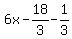 6x+-+18%2F3+-+1%2F3