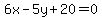 6x-5y%2B20=0