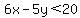 6x-5y%3C20