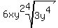 6xy%5E2root%284%2C3y%5E4%29%29