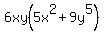 6xy+%285x%5E2+%2B+9y%5E5%29