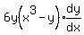 6y%28x%5E3-y%29%2Aexpr%28dy%2Fdx%29
