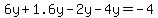 6y%2B1.6y-2y-4y=-4