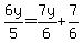 6y%2F5=7y%2F6%2B7%2F6