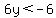 6y%3C-6